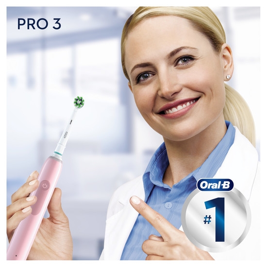 Oral-B Pro 3 3950N Svart + Rosa Eltandborste 2-Pack