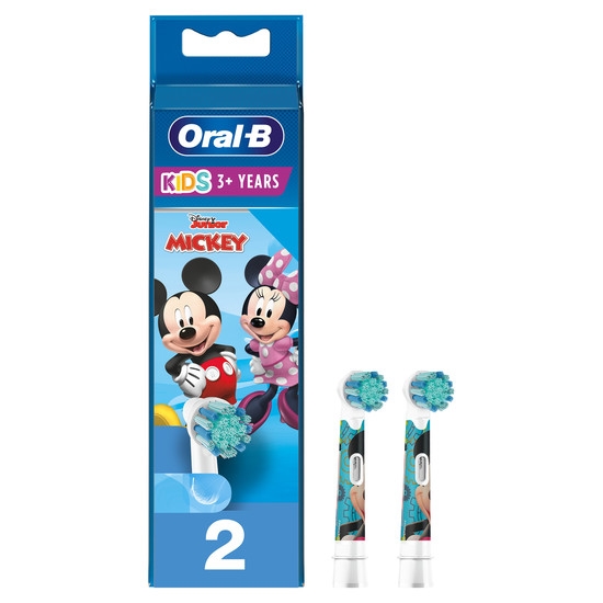Oral-B Kids Cars/Mickey/Princess Extra Soft Tandborsthuvud 3+ år 2 st