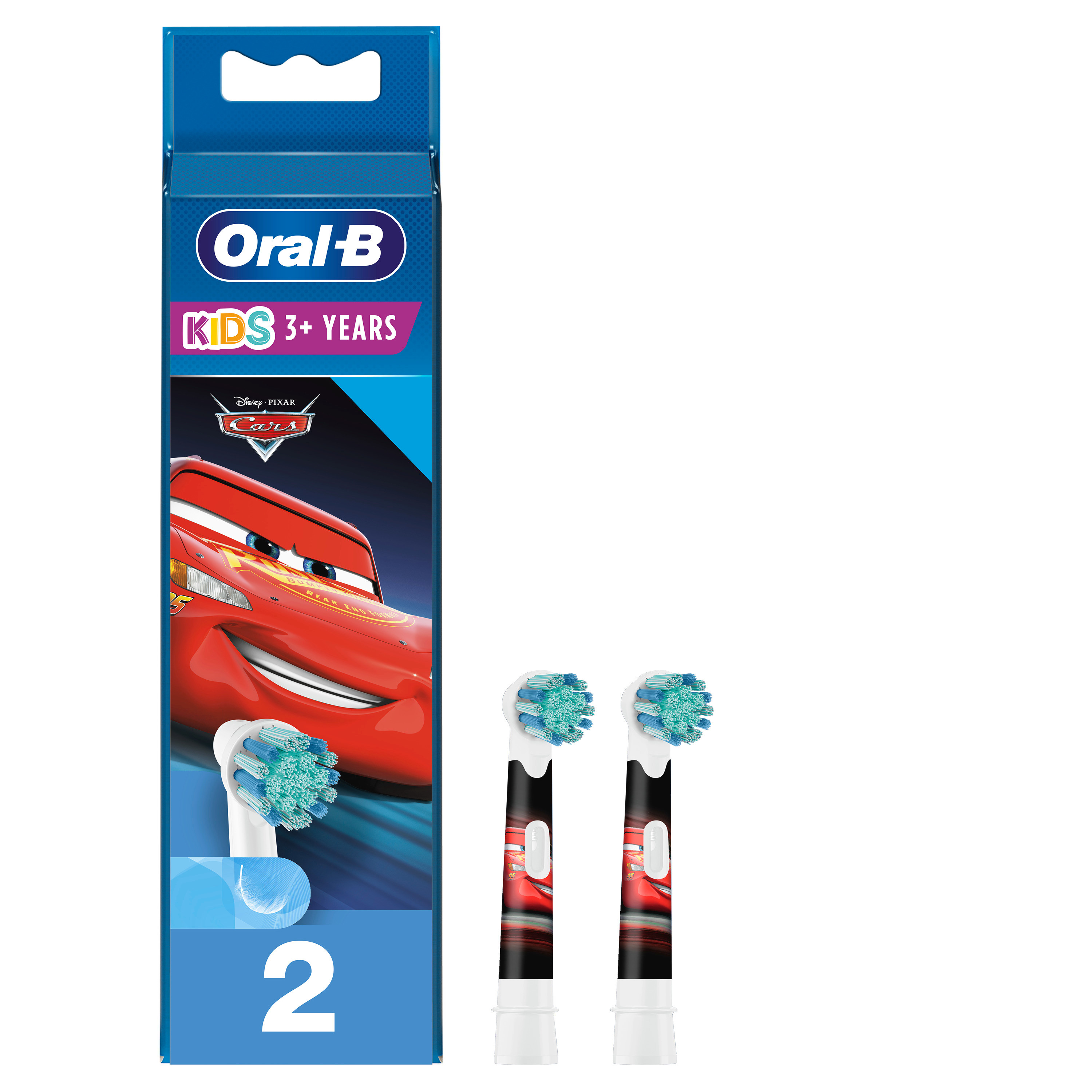 Oral-B Kids Cars/Mickey/Princess Extra Soft Tandborsthuvud 3+ år 2 st