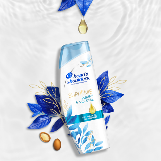 Head & Shoulders Mot mjäll Schampo Purify & Volume Arganolja 400 ml