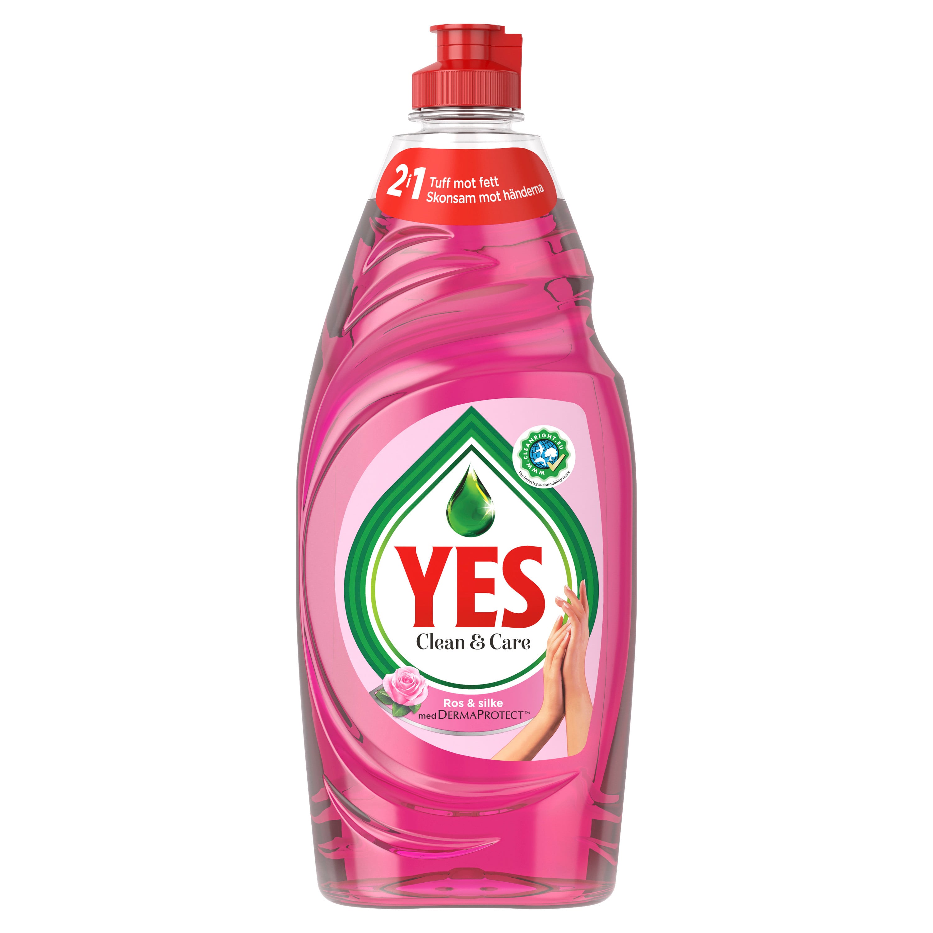 YES Diskmedel Clean & Care Rose & SatinMed Dermatologiskt Skydd För Huden 620 m