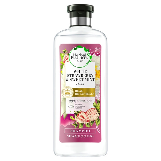 Herbal Essences Pure Schampo White Strawberry Rengör 400 ml