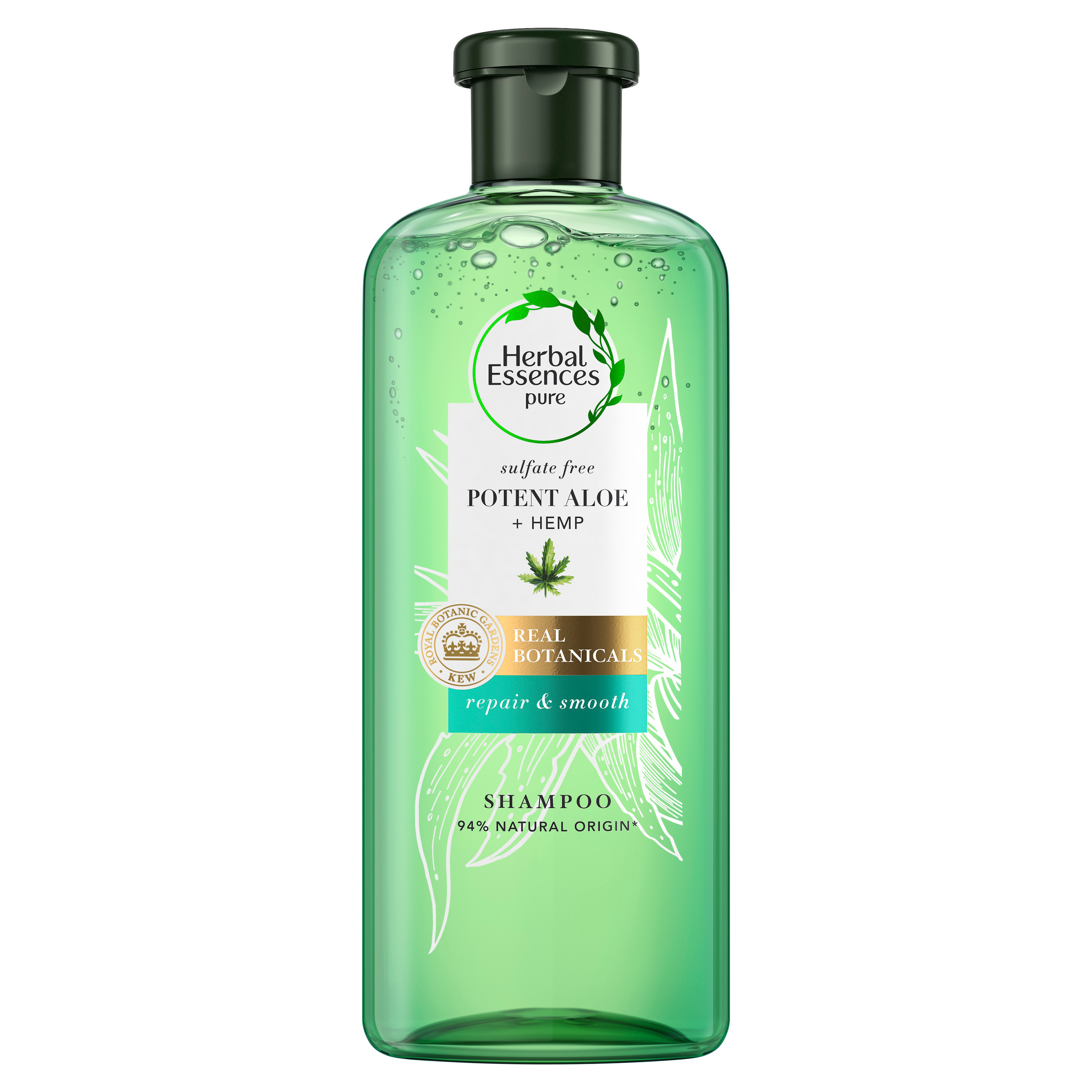 Herbal Essences Pure Sulfatfritt Schampo Med Potent Aloe + Hampa 380 ml