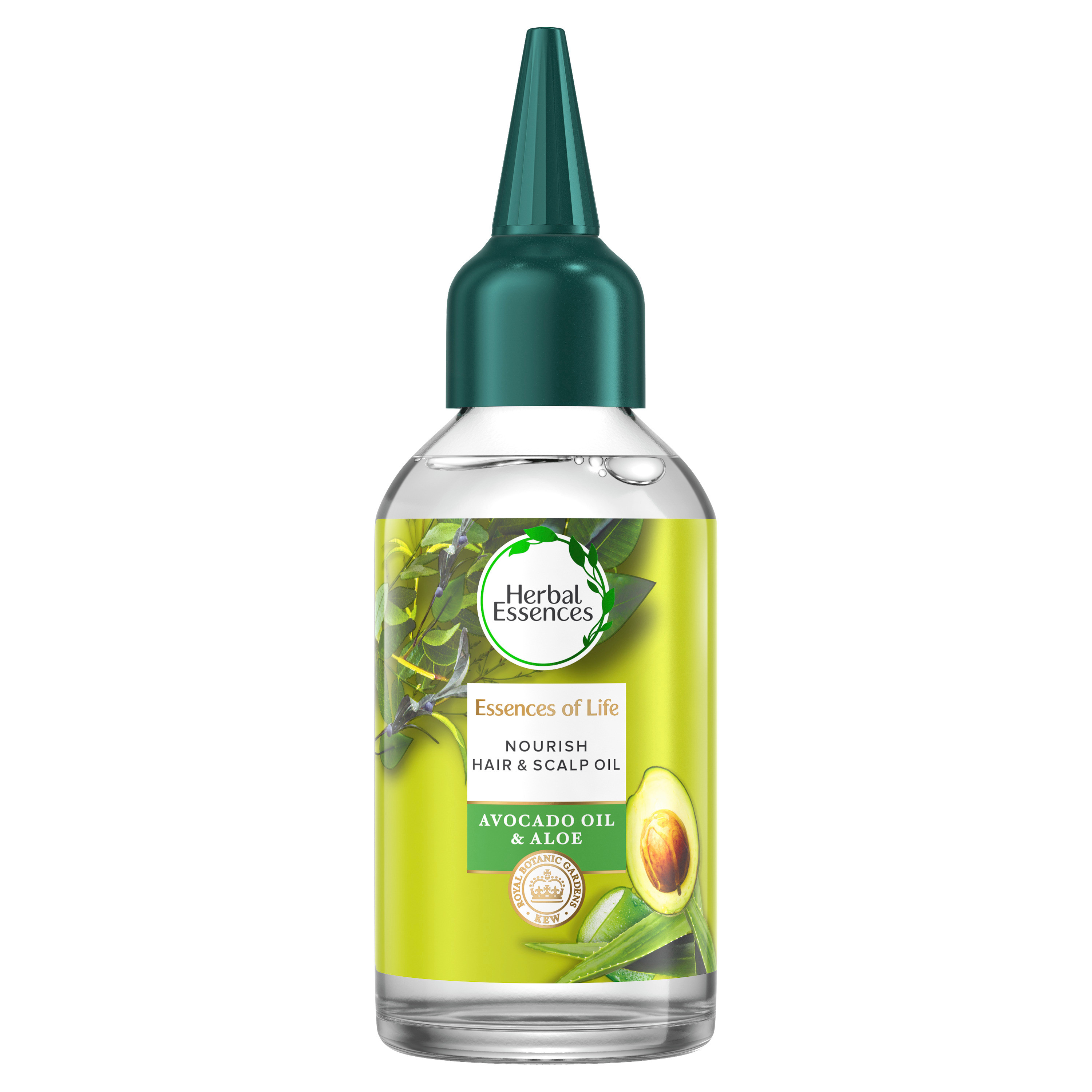 Herbal Essences Hair&Scalp Oil With Aloe+Avokado-olja 100 ml