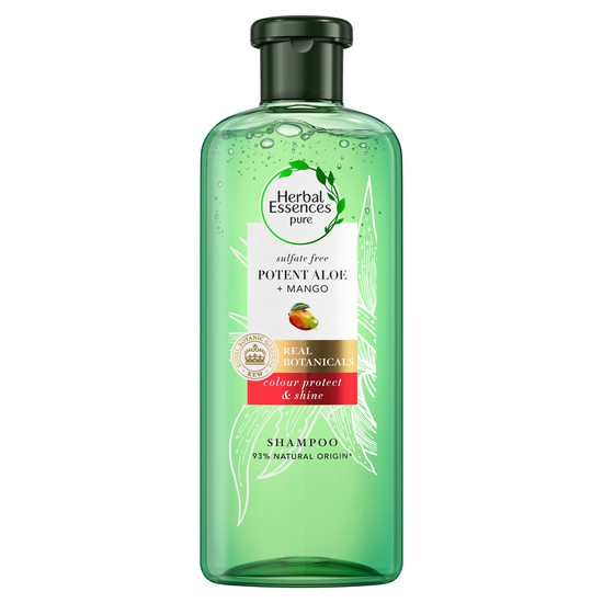 Herbal Essences Pure Sulfatfritt Schampo Med Potent Aloe + Mango 380 ml