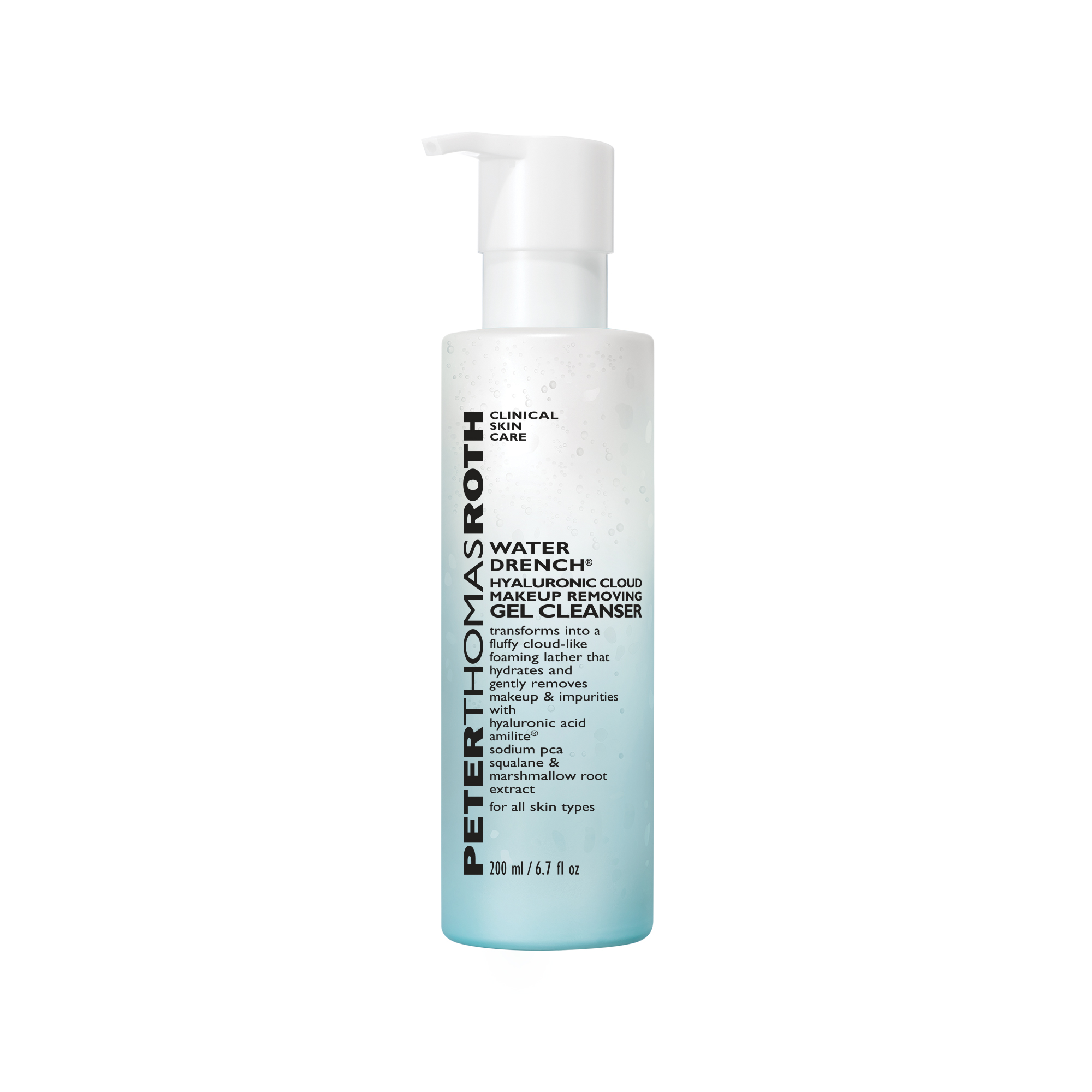 Peter Thomas Roth Water Drench Hyaluronic Cloud Makeup Removing Gel Cleanser 200