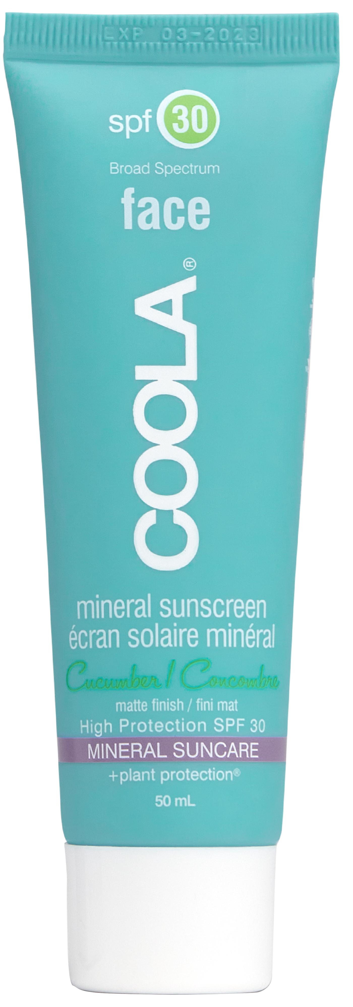COOLA Mineral Face Matte Cucumber SPF30 50 ml
