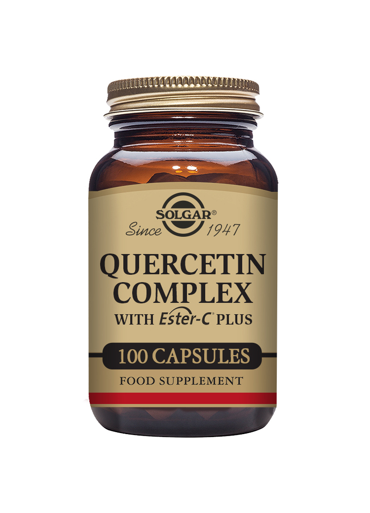 Solgar Quercetin Complex med Ester-C Plus 100 kapslar