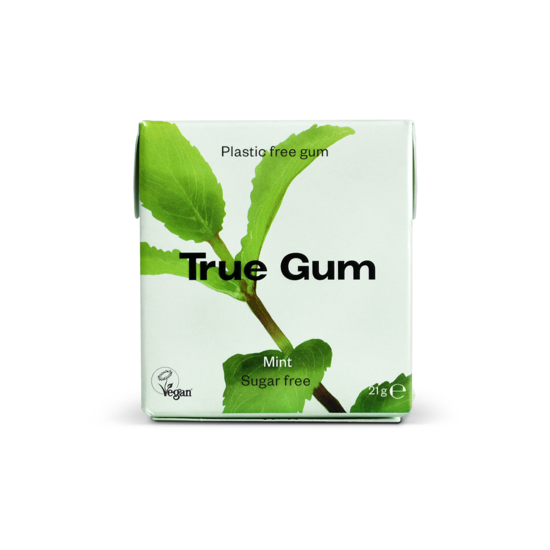 True Gum Plastfritt Tuggummi Mint 21 g