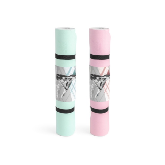 Gymstick Vivid Yoga Mat Turquoise/Grey 0,4x170x60 cm