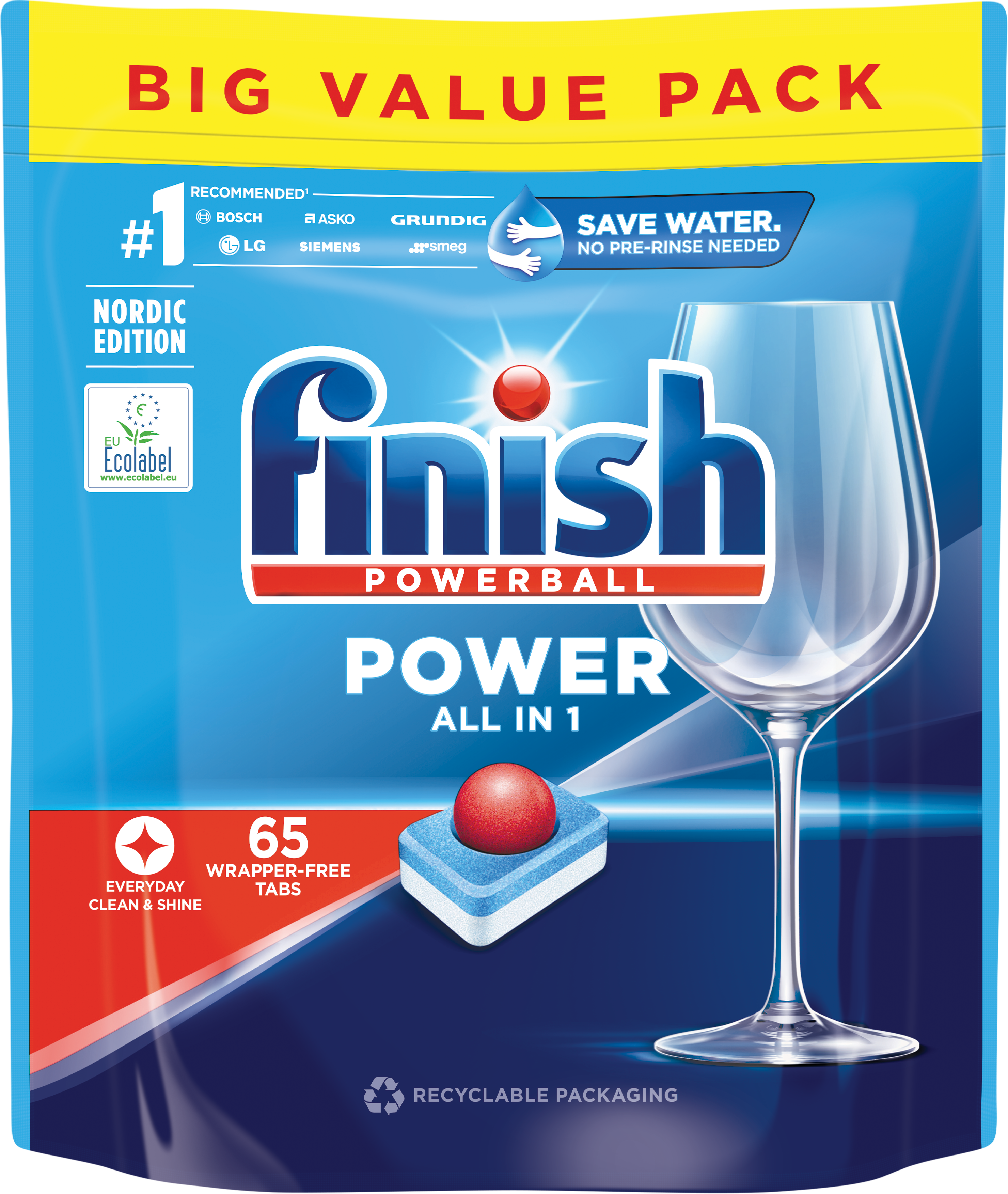 Finish Power All in One 65 tabletter