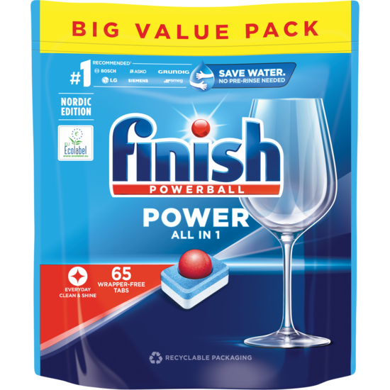 Finish Power All in One 65 tabletter