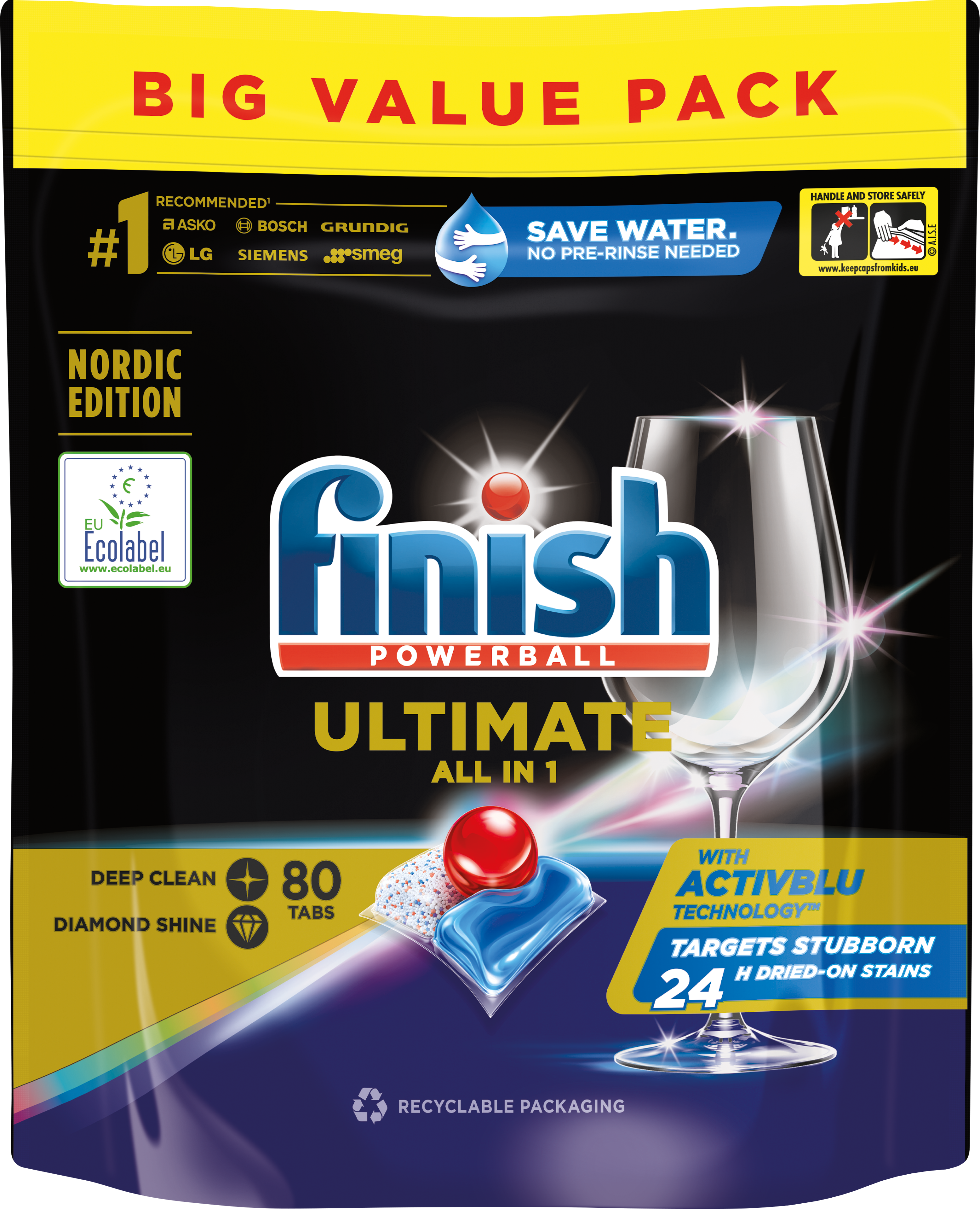 Finish Ultimate All in One 80 tabletter