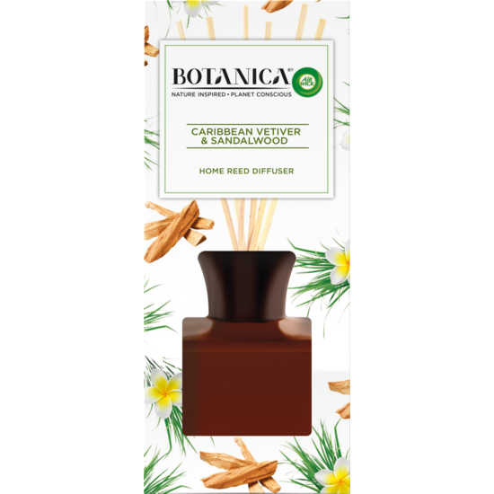 Botanica doftpinnar Caribbean, Sweetgrass & Sandalwood 80 ml