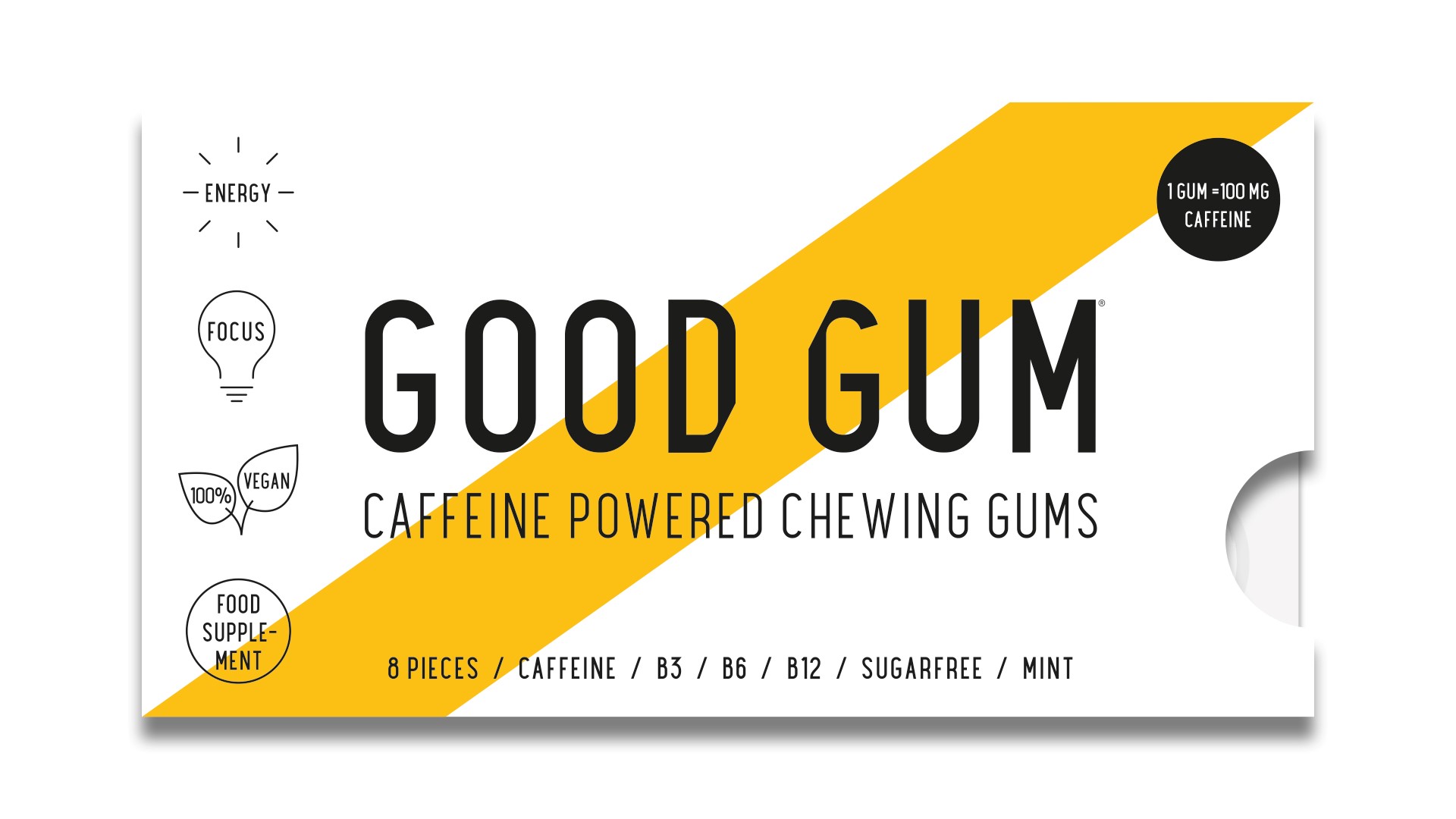 Good Gum Tuggummi Energi 8 st