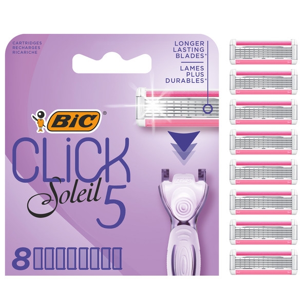BIC Soleil Click 5 Rakblad 8-pack