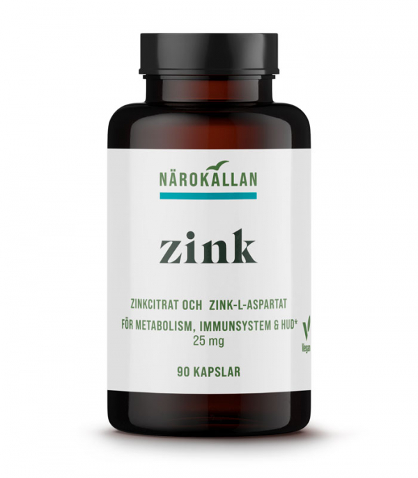 Närokällan Zink 90 kapslar