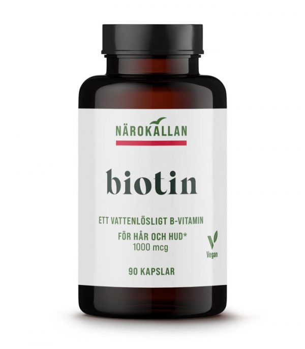 Närokällan Biotin 1000 mcg 90 kapslar