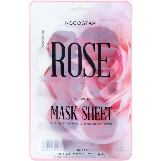 Kocostar Flower Mask Sheet Rose 6 st