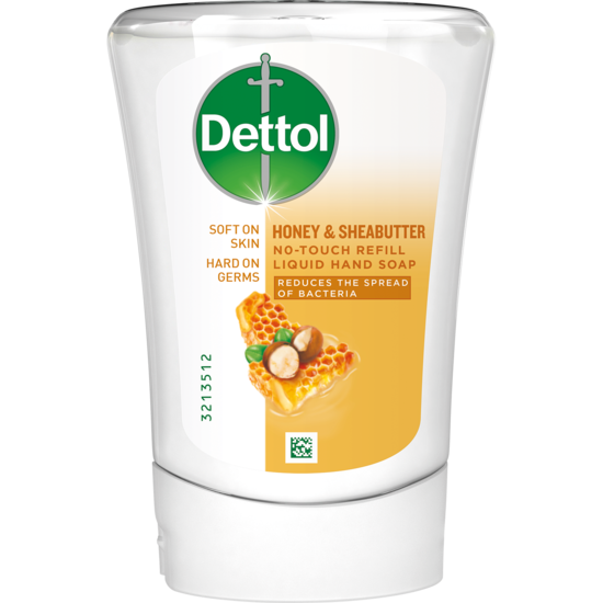 Dettol No-Touch Hand Wash Honey & Sheabutter Refill 250 ml