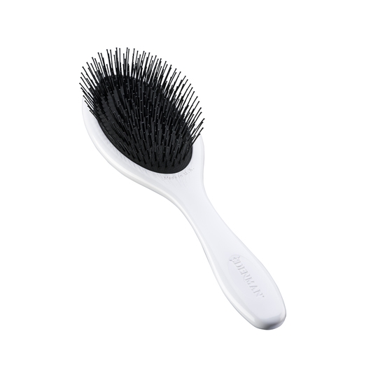 Denman D93M Tangle Tamer Gentle Monochrome White
