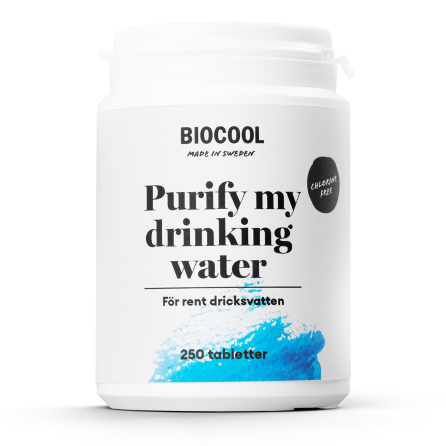 Alternativ bild 1 för BioCool Biocool Purify my drinking water 250 tabletter