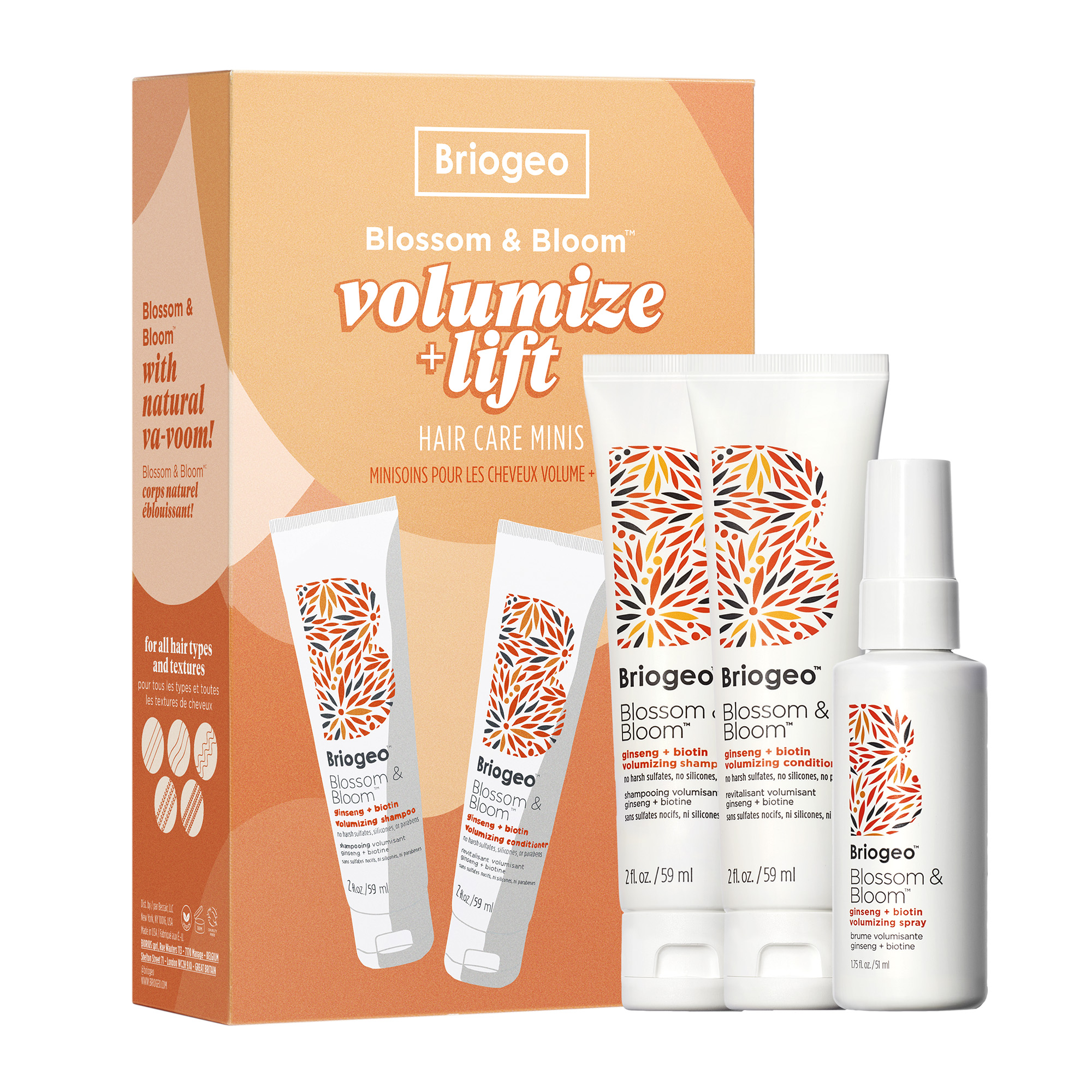 Briogeo Blossom & Bloom Volumize + Lift Hair Care Minis