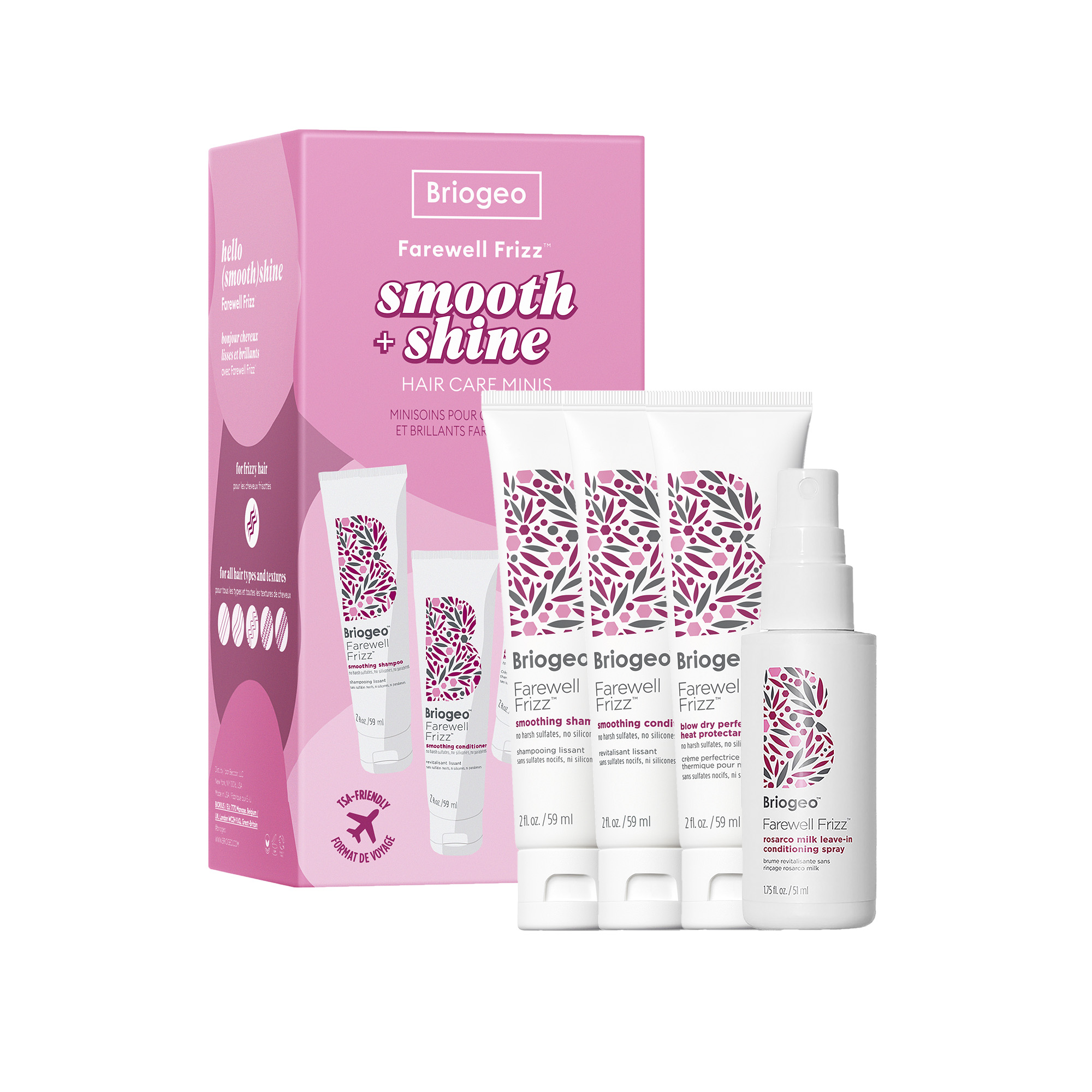 Briogeo Farewell Frizz Smooth + Shine Hair Care Minis