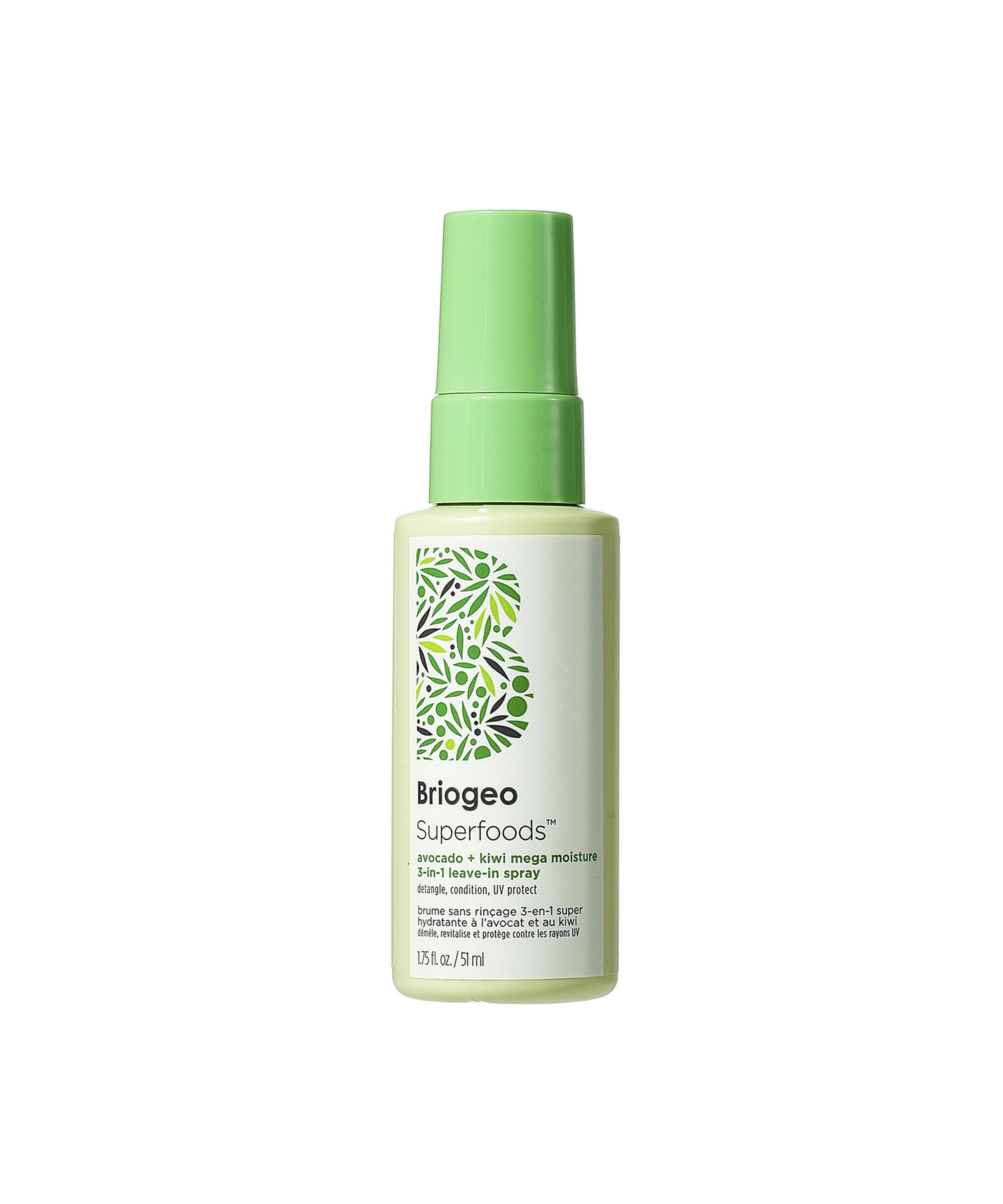 Briogeo Superfoods Avocado + Kiwi Mega Moisture 3-in-1 Leave-In Spray 51 ml