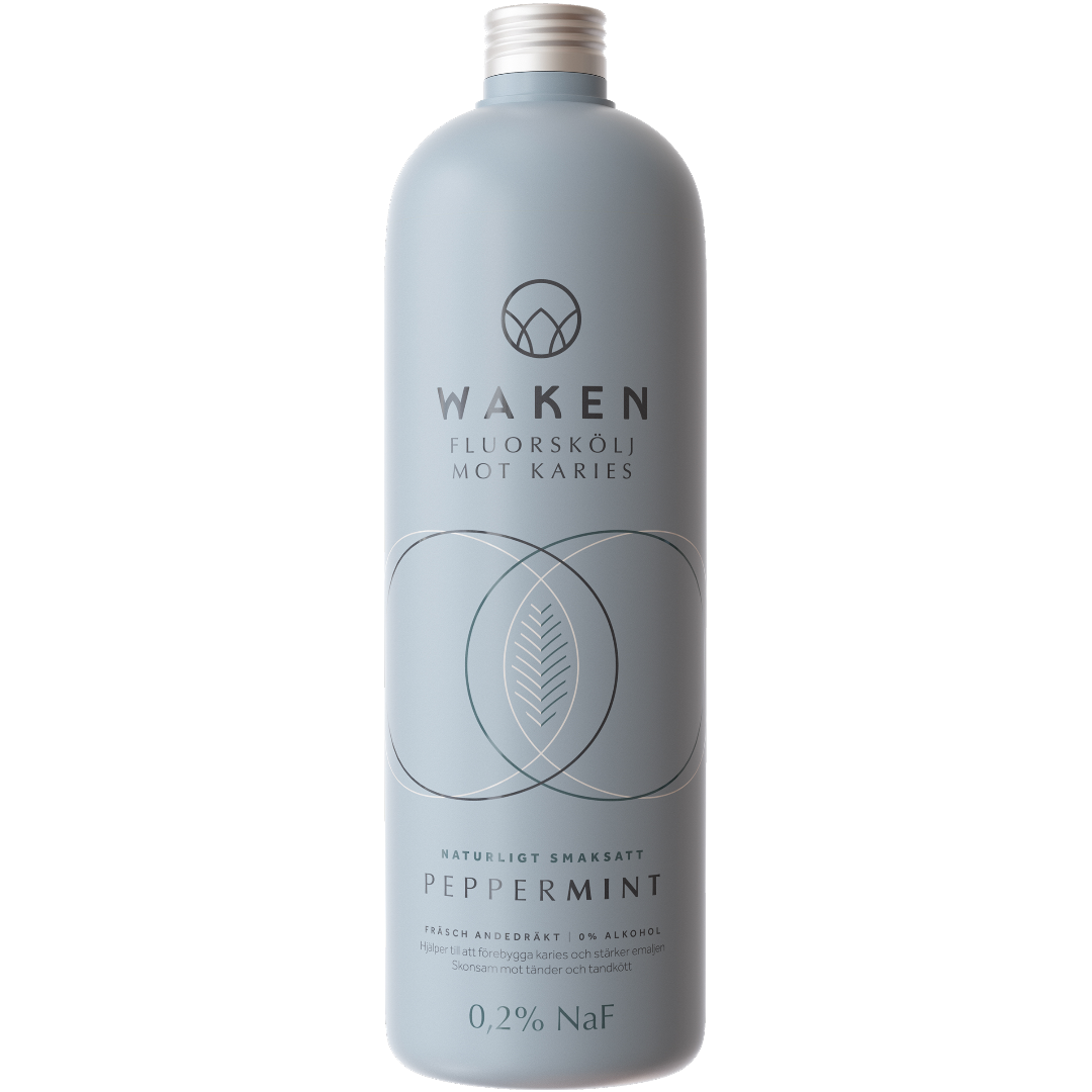 Waken Fluorskölj Peppermint 500 ml