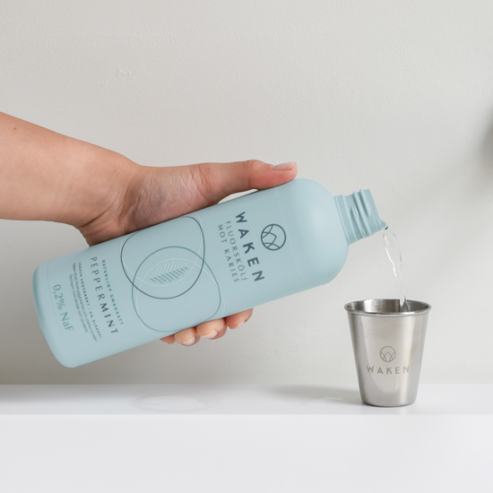 Waken Fluorskölj Peppermint 500 ml
