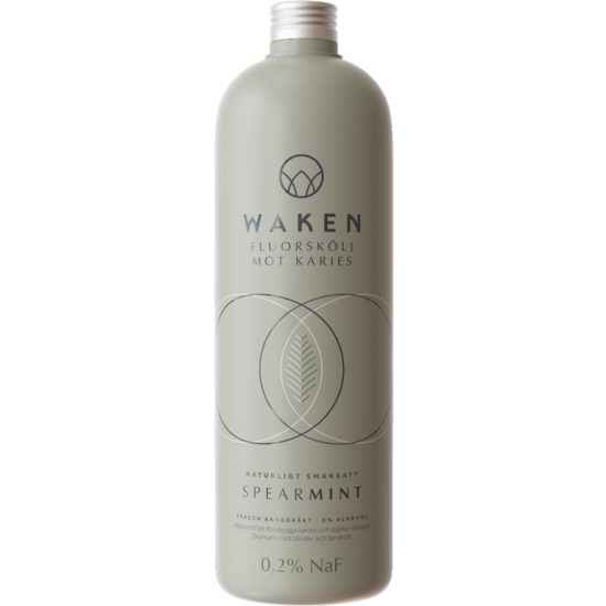 Waken Fluorskölj Spearmint 500 ml