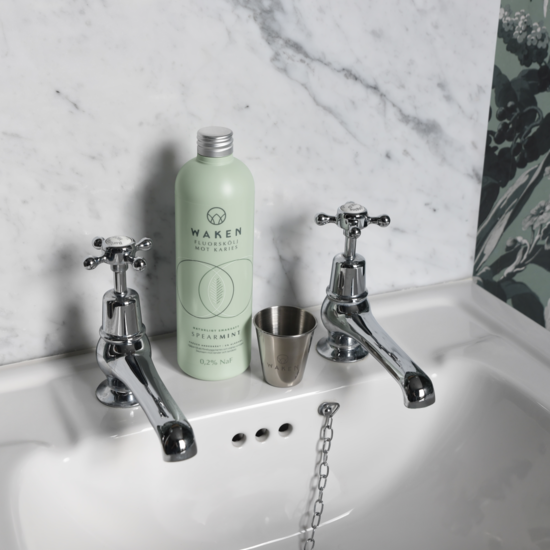 Waken Fluorskölj Spearmint 500 ml