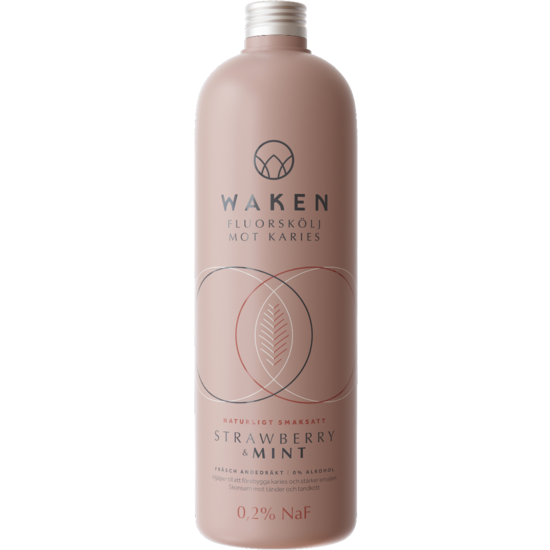 Waken Fluorskölj Strawberry&Mint 500 ml