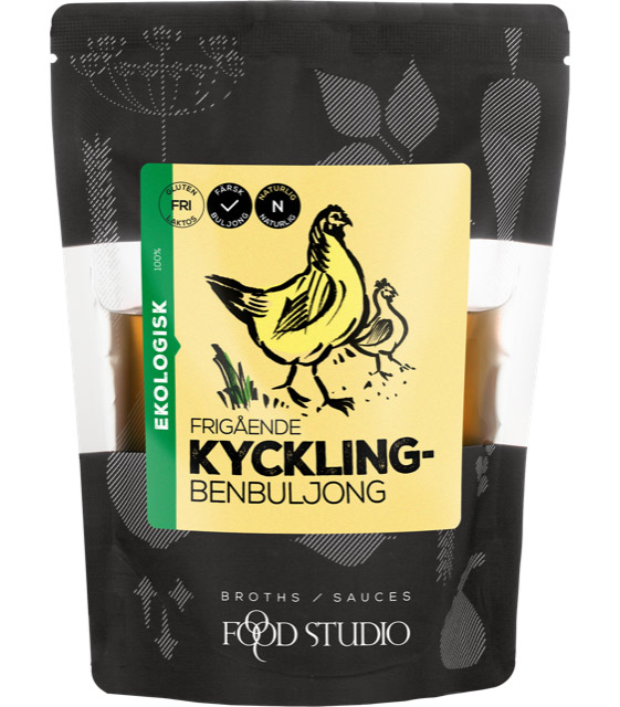 Food Studio Chicken bone broth EKO 350 ml