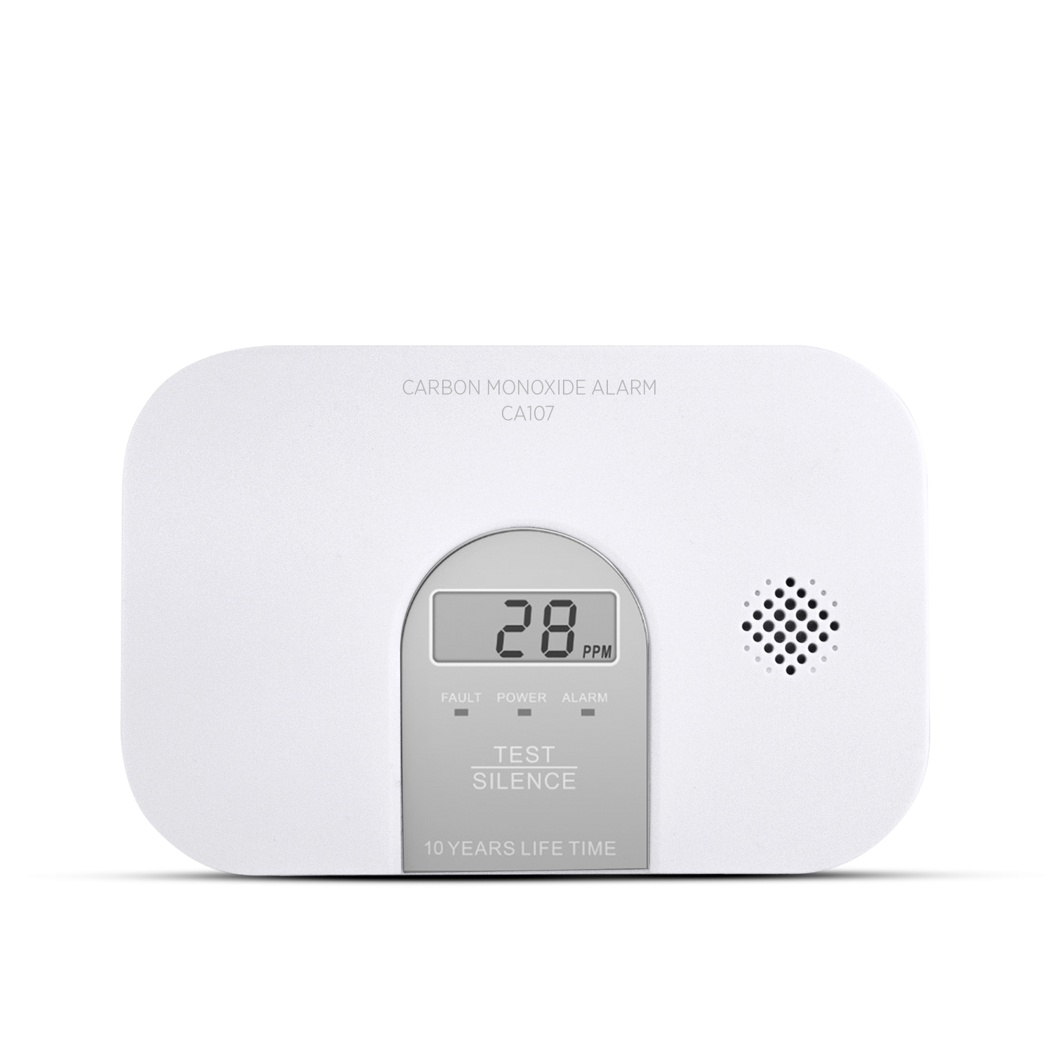Housegard kolmonoxidlarm med LCD inkl 3-årsbatteri CA107