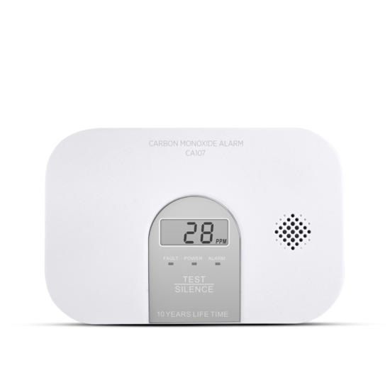 Housegard kolmonoxidlarm med LCD inkl 3-årsbatteri CA107