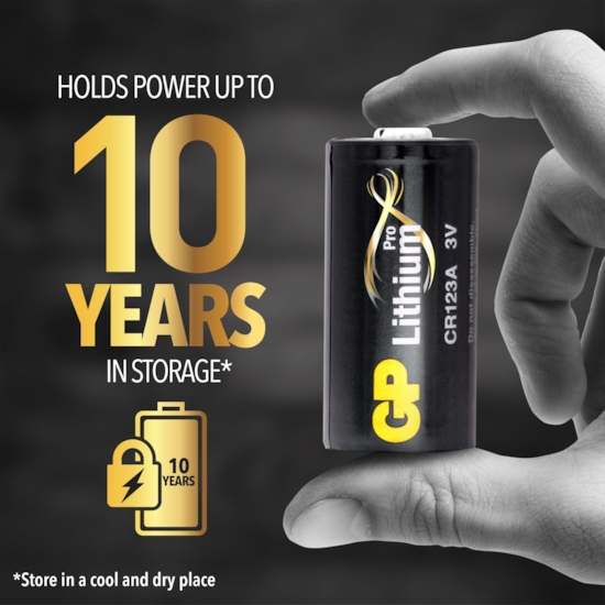 GP Batteries Lithiumbatteri CR123A 1-pack