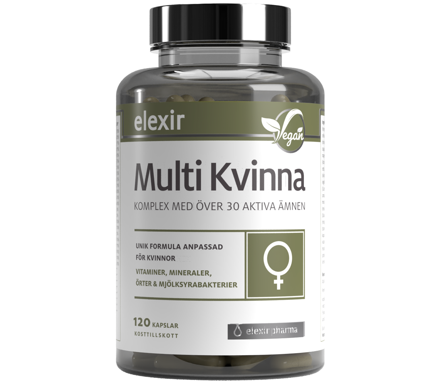 Elexir Pharma Multi Kvinna 120 kapslar