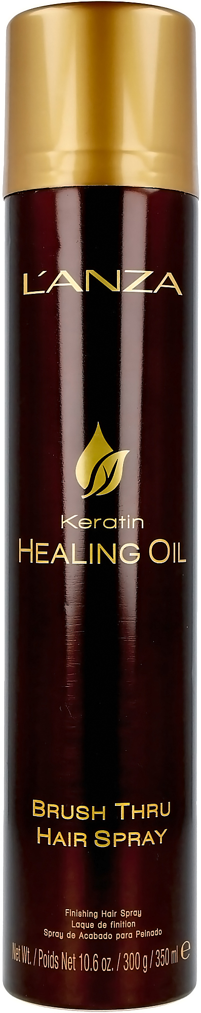 Lanza Kreatin Healing Oil Brush Thru Hair Spray 350 ml