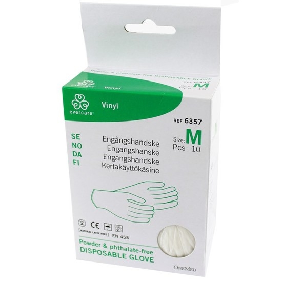 Plasthandske Vinyl Medium 5 Par