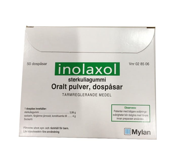 Inolaxol, oralt pulver i dospåse 50 st