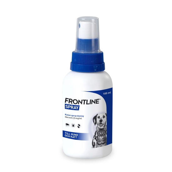 Frontline vet., kutan spray, lösning 2,5 mg/ml 100 ml