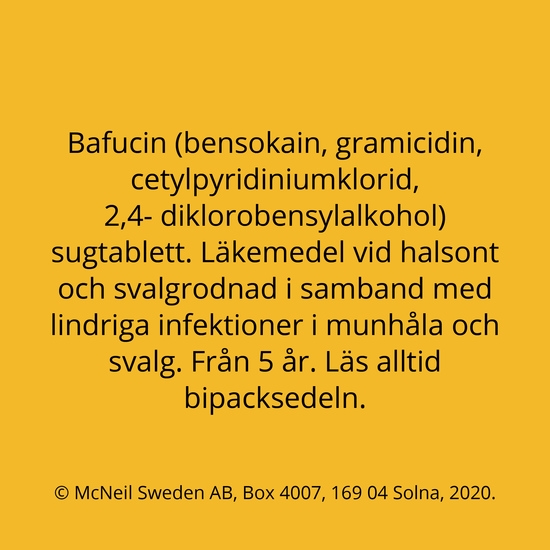 Bafucin, sugtablett 50 st