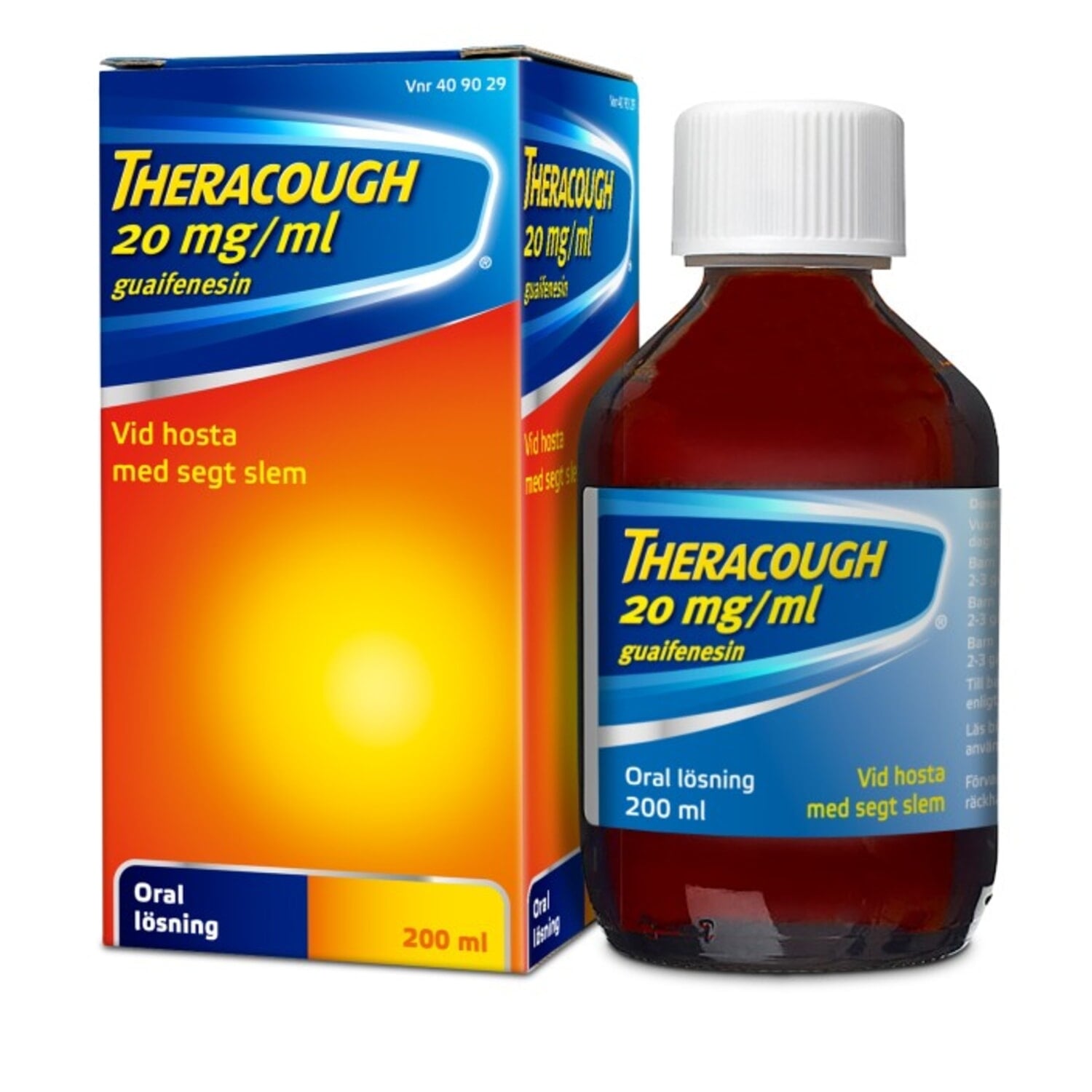 Alternativ bild 1 för Theracough, Oral lösning 20 mg/ml 200 ml
