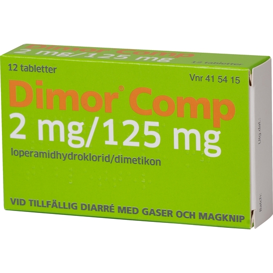 Dimor Comp, tablett 2 mg/125 mg 12 st