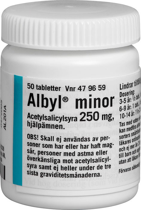 Albyl minor, tablett 250 mg 50 st