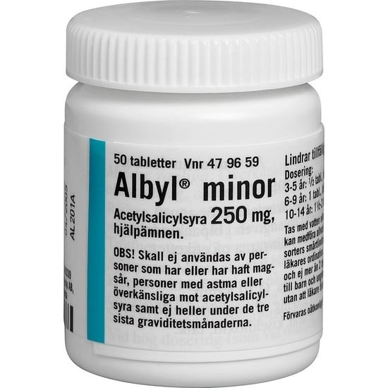 Albyl minor, tablett 250 mg 50 st