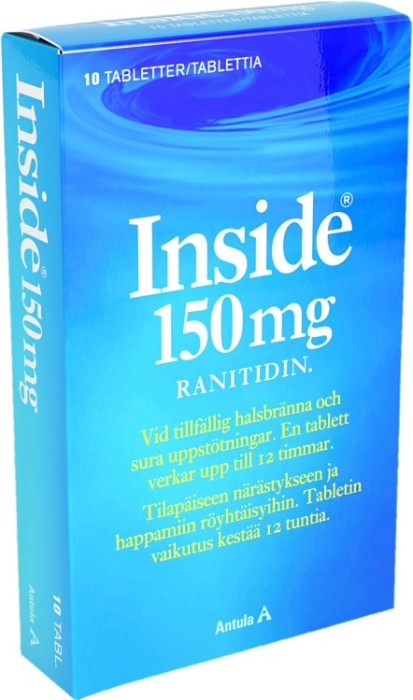 Inside, filmdragerad tablett 150 mg 10 st