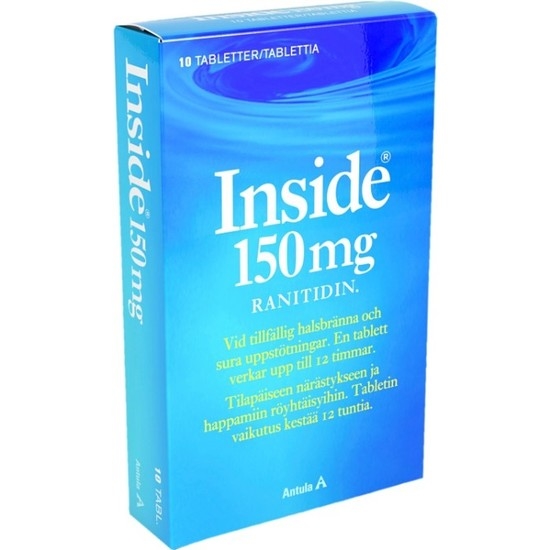 Inside, filmdragerad tablett 150 mg 10 st